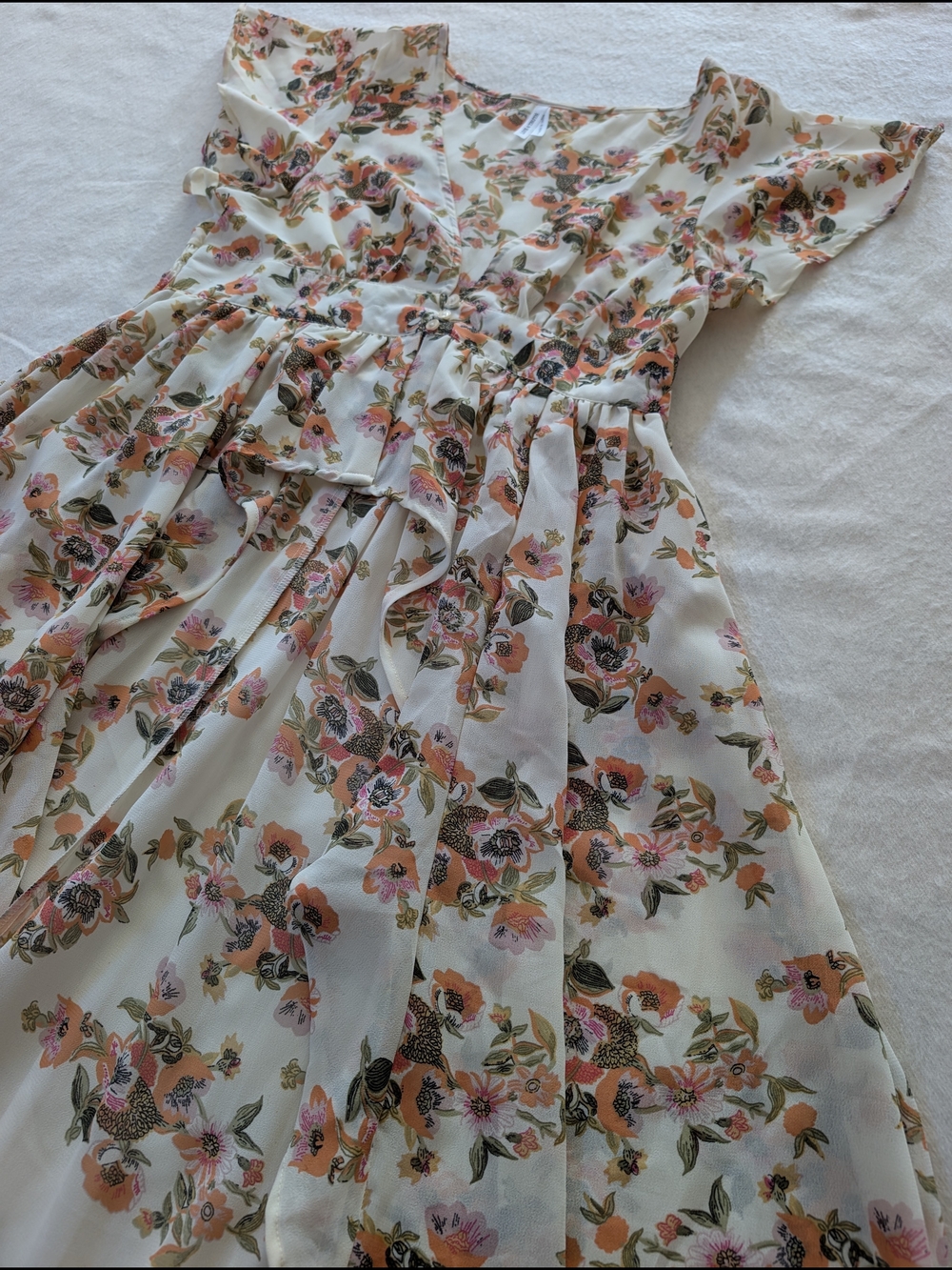 Live 4 Truth Floral Hi Low Open Front Coverup Top